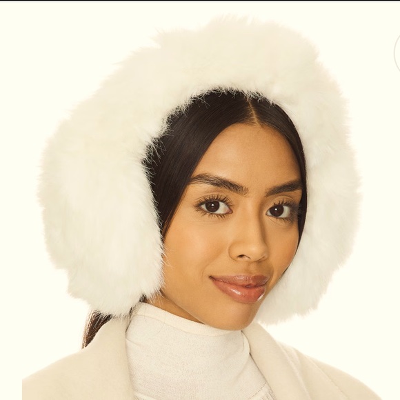 REVOLVE Jocelyn Faux Fur Ear Muffs - Picture 3 of 8